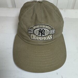 World‎ Series 1999 New York Yankees Champions MLB Embroidered Tan Baseball Hat